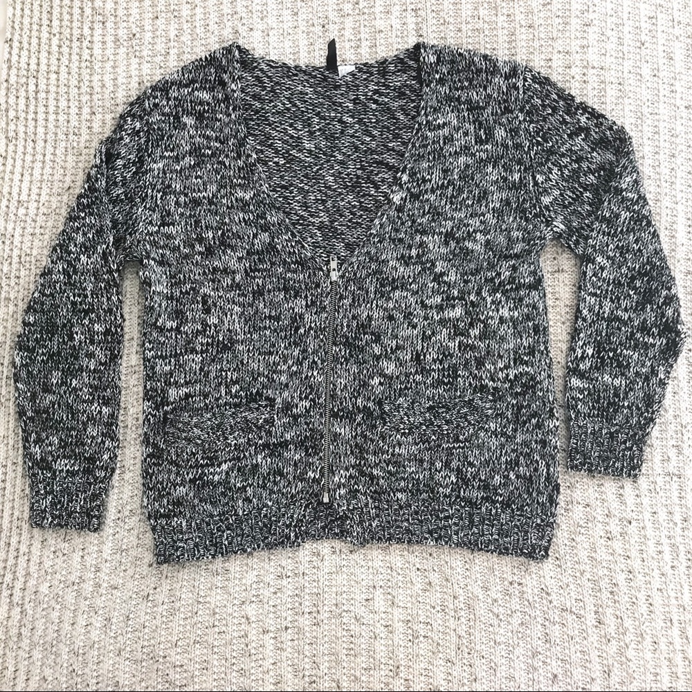 Zip Up Cardigan Sweater